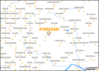 map of Myŏngga-ri