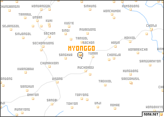 map of Myŏnggo