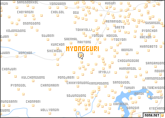 map of Myŏnggu-ri