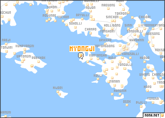 map of Myŏngji