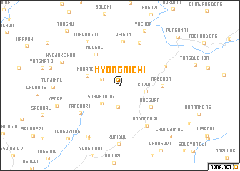 map of Myŏngnich\