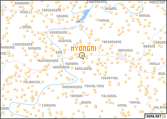 map of Myŏng-ni