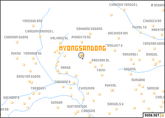 map of Myŏngsan-dong