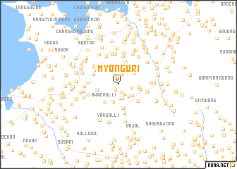 map of Myŏngu-ri