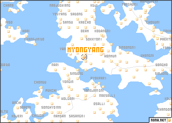 map of Myŏngyang