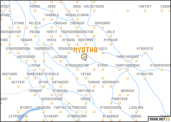 map of Myotha