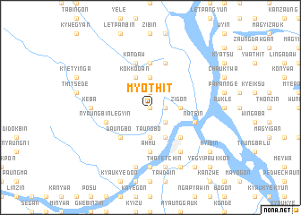 map of Myothit