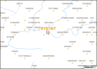 map of Myothit