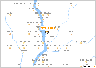 map of Myothit