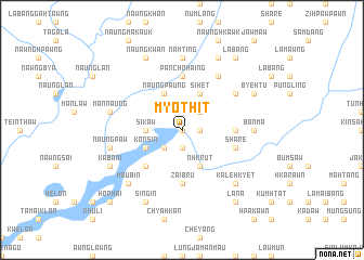 map of Myothit