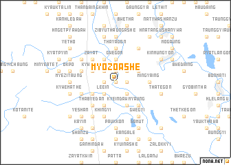 map of Myozo Ashe
