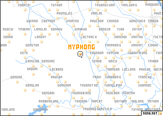 map of Mỹ Phong