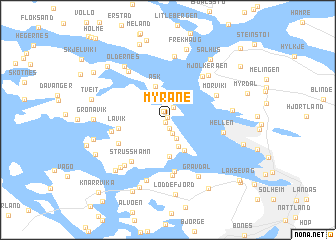map of Myrane
