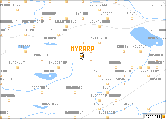 map of Myrarp