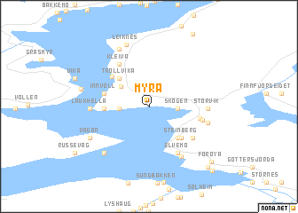 map of Myra