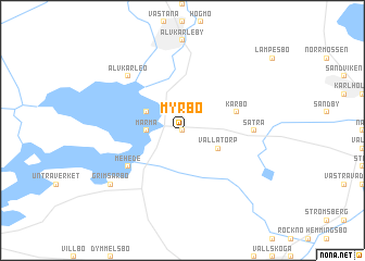 map of Myrbo