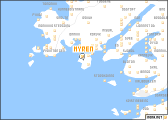 map of Myren