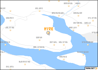 Myre (Norway) map - nona.net