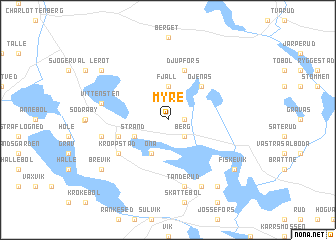 map of Myre