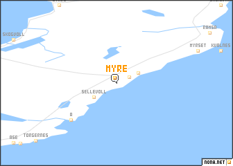 map of Myre