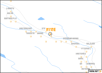 map of Myre