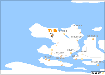 map of Myre