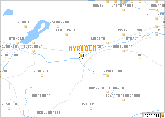 map of Myrholn