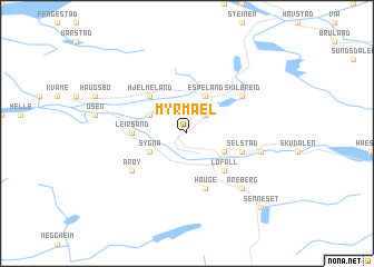 map of Myrmæl