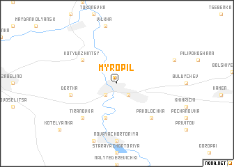 map of Myropil\