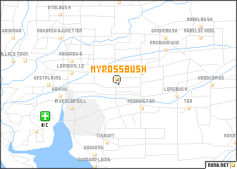 map of Myross Bush