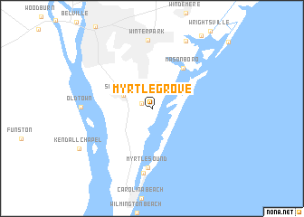 map of Myrtle Grove