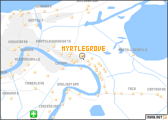 map of Myrtle Grove