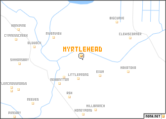 map of Myrtle Head