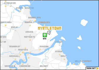 map of Myrtletown