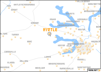 map of Myrtle