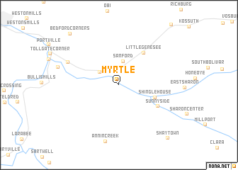 map of Myrtle