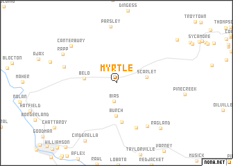 map of Myrtle
