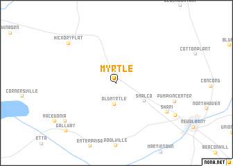 map of Myrtle