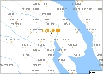 map of Myrviken