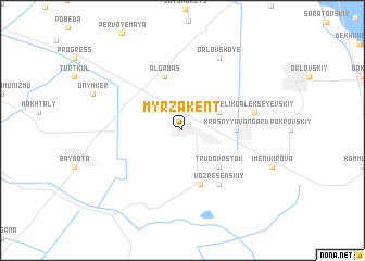 map of Myrzakent