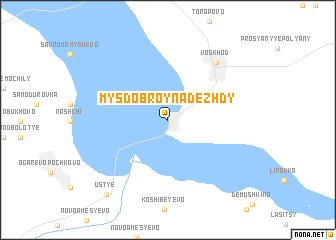 map of Mys Dobroy Nadezhdy