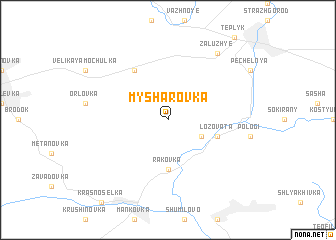 map of Mysharovka