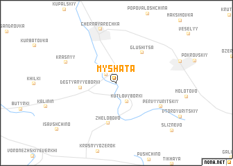 map of Myshata