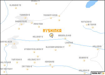 map of Myshinka