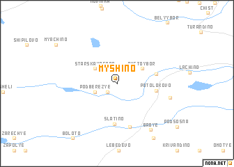 map of Myshino