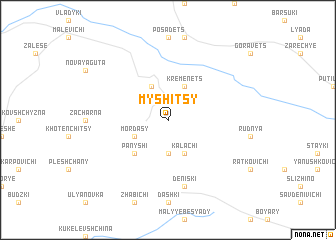 map of Myshitsy