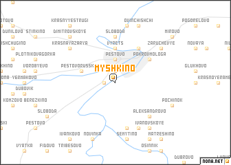 map of Myshkino