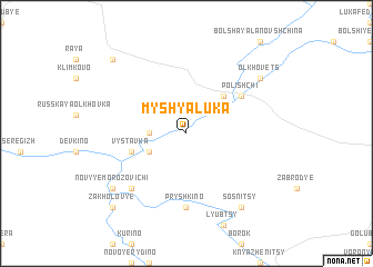 map of Mysh\