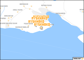 map of Myskhako