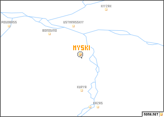 map of Myski